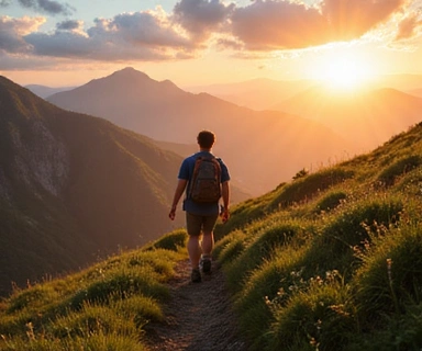 A strong, healthy man engaging in an outdoor activity, representing men's health and vitality.